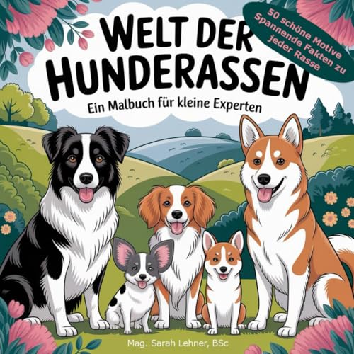 Welt der Hunderassen – Ein Malbuch für kleine Experten: 50 schöne Motive und spannende Fakten zu jeder Rasse für Kinder ab 8 Jahre Welt der Hunderassen – Ein Malbuch für kleine Experten: 50 schöne Motive und spannende Fakten zu jeder Rasse für Kinder ab 8 Jahre