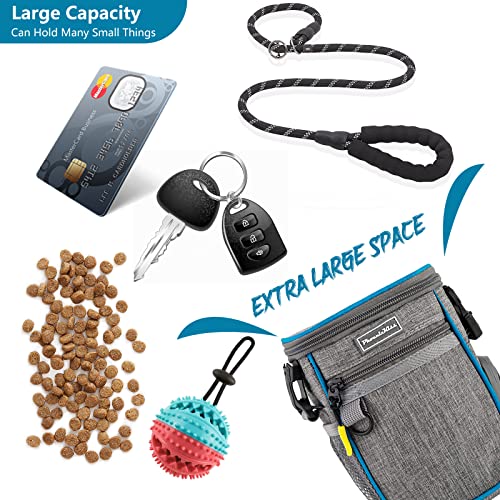 PETCUTE Dog Treat Pouch for Training,Waterproof Dog Walking Bag with Built-In Poop Waste Bags Dispenser - Image 4