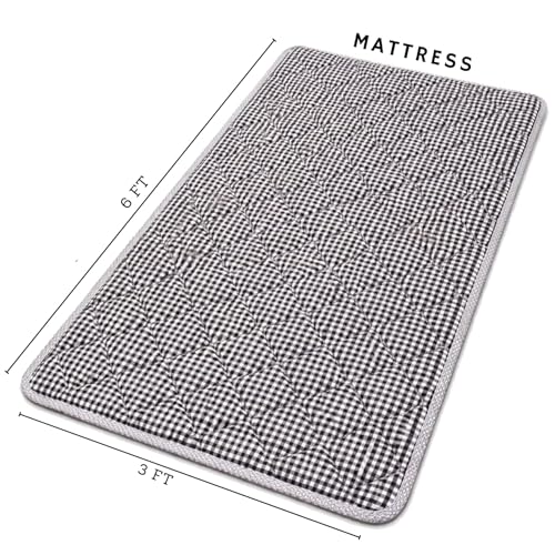 Image of YENING Foldable Mattress for Floor Sleeping | Floor Bed Mattresses | Folding Mattress for Home, Guests & Camping(3 x 6 Ft)