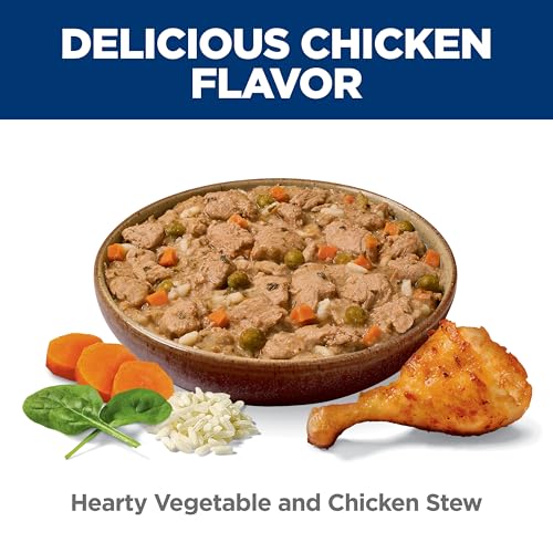Hill's Science Diet Adult Perfect Weight Canned Dog Food, Hearty Vegetable & Chicken Stew 12 x 354 g Can image 2