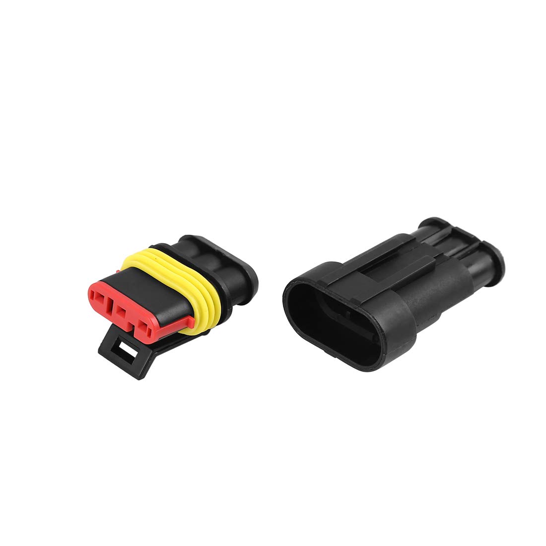 Connecteur Étanche 5 Broches Sourcing Map – Lot De 5 – Pour Moto, Voiture, Camion – Câble 8cm – 20-16 AWG