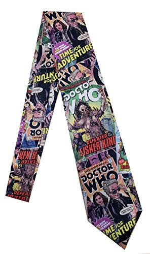 Doctor Dr Who Comic Book Men's Necktie Tie Neckie