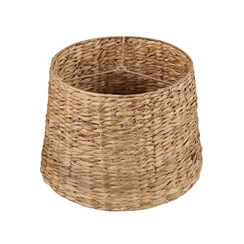 Image of Aspen Creative 32994, Handwoven Empire Spider Lamp Shade, Water Hyacinth, 13 inch Top x 16 inch Bottom x 11 inch Slant Height