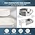 Elevated Dog Food Water Bowl - Raised Dog Bowls with Stand Non Skid - Double Dog Feeding Bowl Set with Splash Proof Guard - Ceramic Pet Dish for Small to Medium Dogs and Large Cats - 28.74 oz - 850 ml