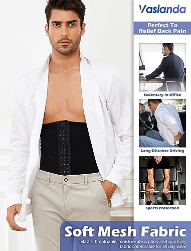 Men Waist Trainer Firm Belly Fat Tummy Control Shapewear Girdle Stomach Band Weight Loss Workout Trimmer Belt3