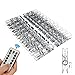 20 LED Photo Clip String Lights, KingYue 8 Modes Fairy String Lights with Remote & Timer Function, Home/Party/Christmas Decor Lights for Hanging Photos Pictures, Cards, Memos and Artwork, Warm White
