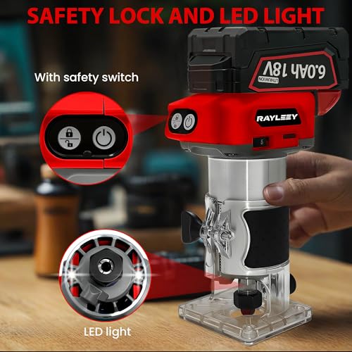 Cordless Router Compatible with Milwaukee 18V