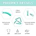 Naturahand 15 Pcs Contact Lens Remover Tool for RGP Scleral Lenses Hard Eye Contact Remover Plunger Suction Cup Lens Inserter Tools,Green