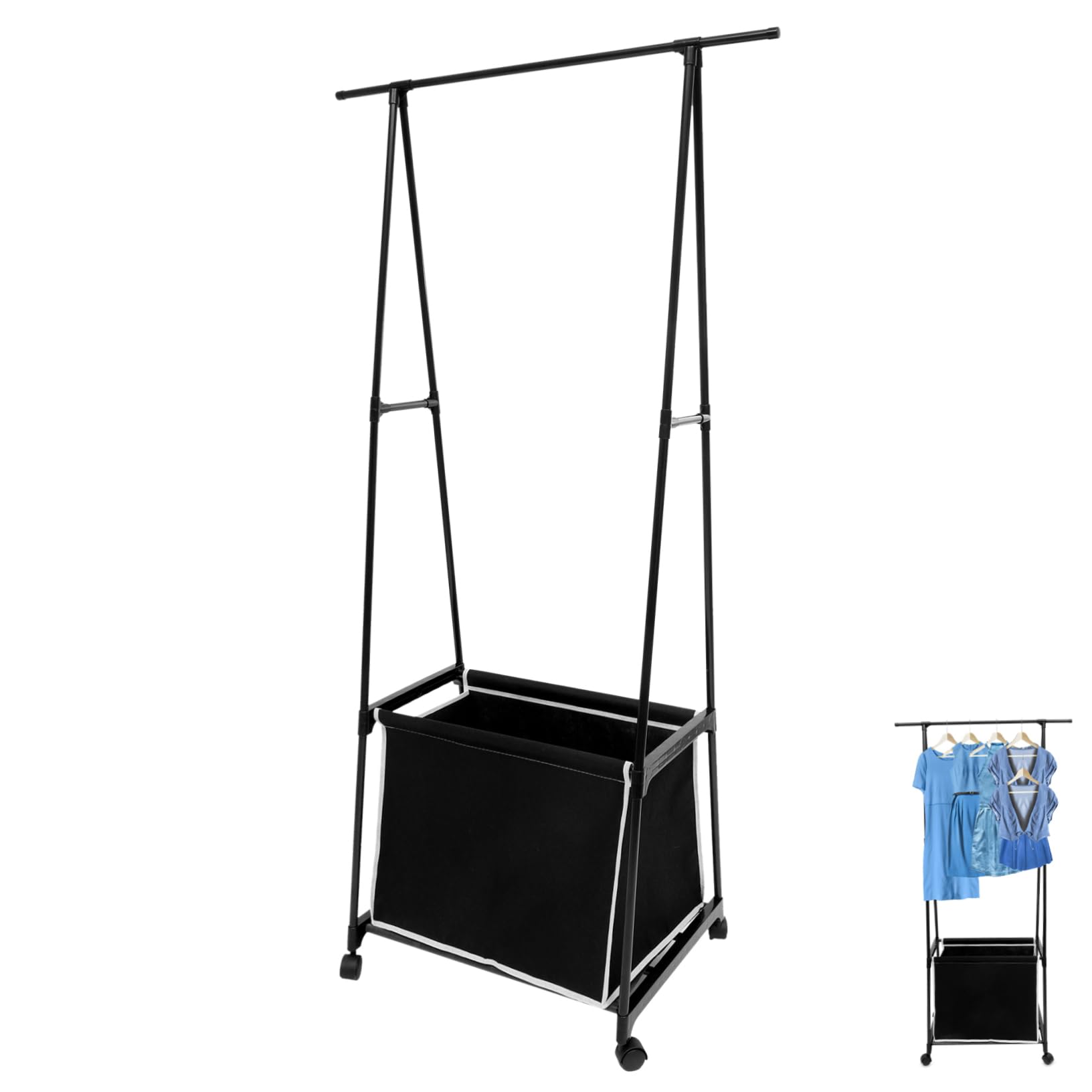 Portant à vêtements mobile pour organiser votre dressing de chambre