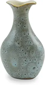 Ceraflame Vaso de Cerâmica Tulipa 11cm Azul Reagente - Decor