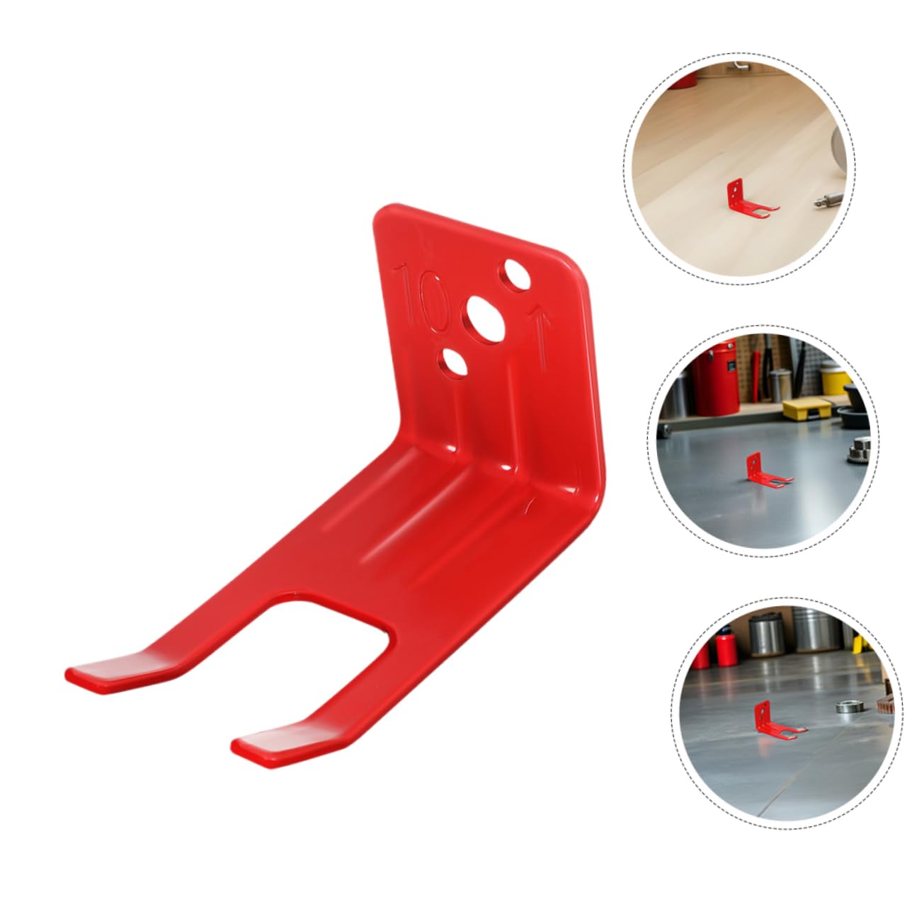 DOITOOL Estante Para Extintores Soporte De Pared Metálico Diseño Brillante Para Rápida Identificación Para Oficina o Taller