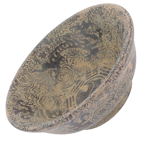 Cuenco de mármol blanco antiguo para decoración de hogar elegante 2