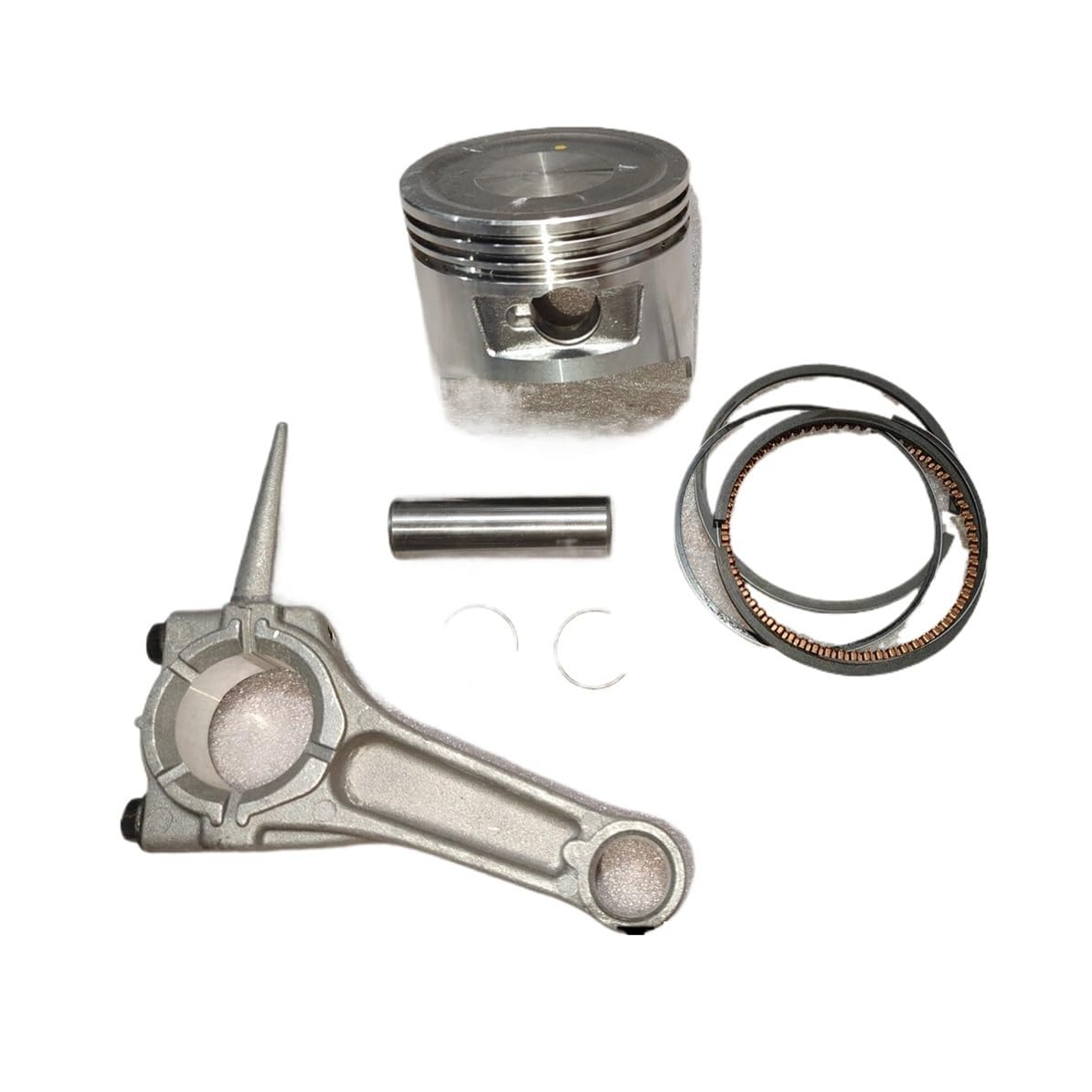 Kit de pistón generador con Anillos, Pasador y Seguridad, biela Apta for 177F GX270 270cc, Piezas Bomba Agua cultivador 4 Tiempos, Motor refrigerado