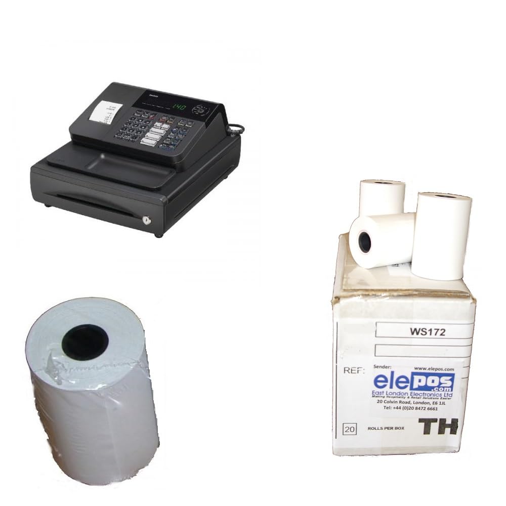 Thermal Till Rolls to Fit Casio SE-G1 SEG1 SEG-1 Cash Register (20 Rolls)