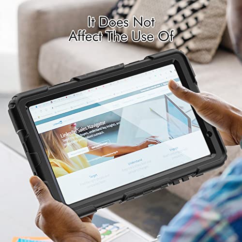 Housse rotative Samsung Galaxy Tab A7 Lite SM-T220 antichoc avec support stylet - 4