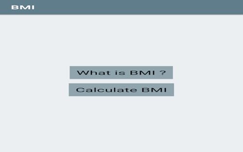 BMI calculator