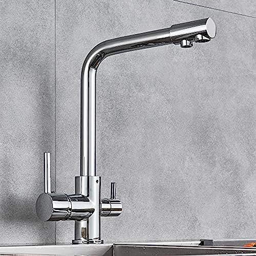 Mitigeur cuisine haut de gamme avec système de filtration eau
