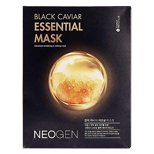 10 PCS Black Carviar Essential Mask Advanced Revitalizing And Refining Mask