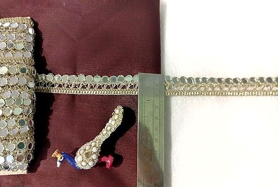 Image of Lace Border for Decorate Saree Suits Dupatta Handcraft Products Size 5 Meter (RM-LACE47)
