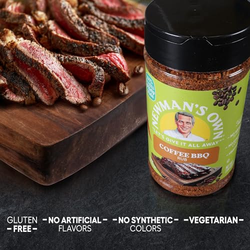 Newman'S Own Coffee Bbq Seasoning; Perfect Spices For Cooking Or Smoking Steak, Brisket, Chicken, Jerky, Pork Ribs, Salmon, And Vegatables; Gluten Free; Kosher thumb #3