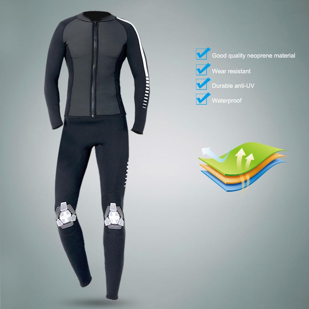 Changor Muta da Donna, Neoprene SCR per Immersioni | Materiale ecologico, protezione solare, resistenza alla pressione, nuoto in piscina