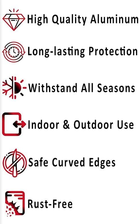 Miniatura 6 de AVISO BASURA EN CONTENEDOR BLACK Aluminum Composite Sign 15"x18"