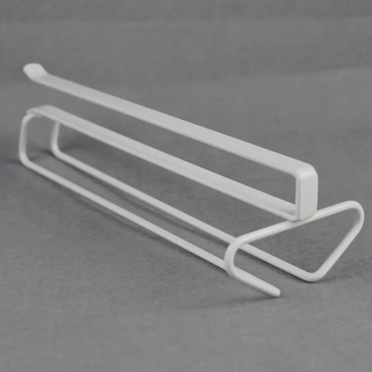 TOYANDONA White Iron Wine Glass Holder, Hanging Stemware Rack Organizer