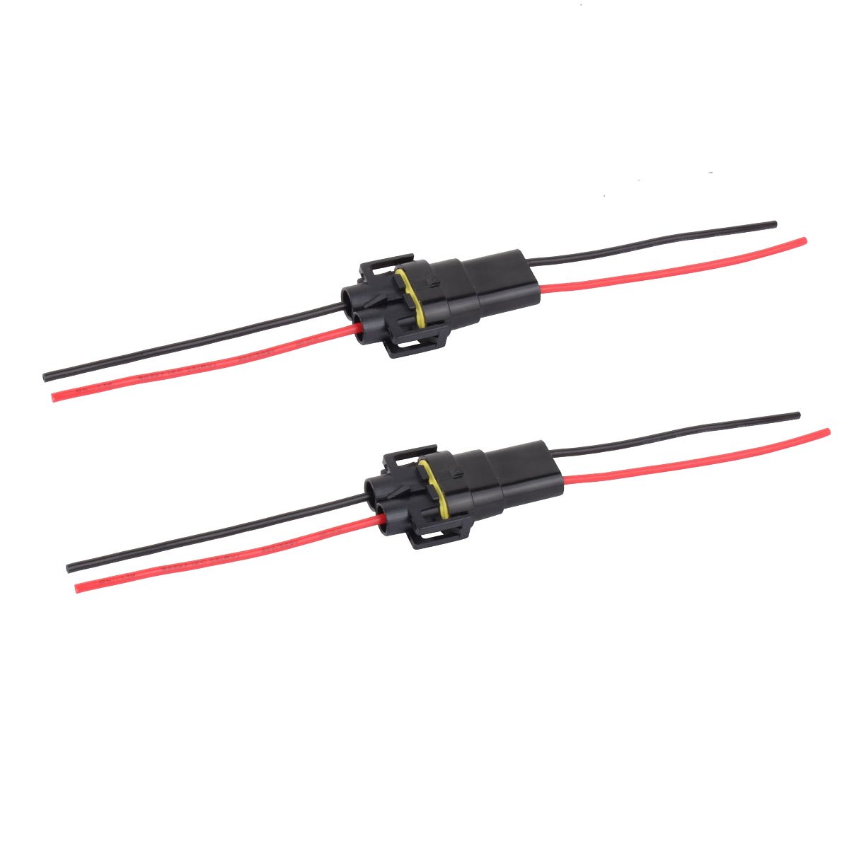 TOMALL H11 H8 Socket for Headlights Fog Lights Replacement Male Female Wiring Harness Connector