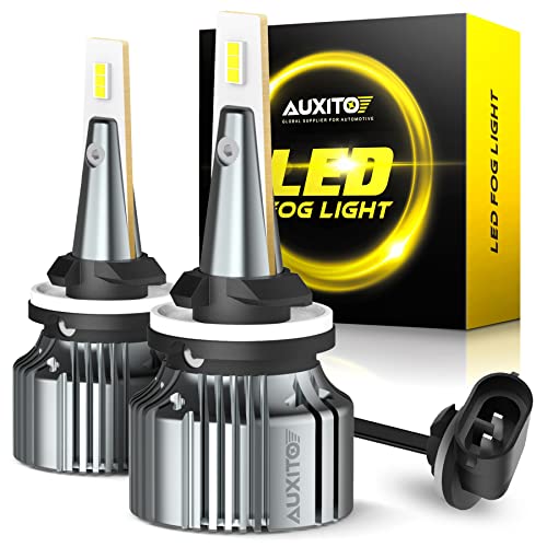AUXITO 881 LED Fog Light Bulb 6500K Cool White Super Bright 30W 6000Lumen Per Pair 889 898 886 896 894 Halogen Bulbs DRL Replacement for Accent Sorento Elantra Sportage Veloster Spectra 2Pack