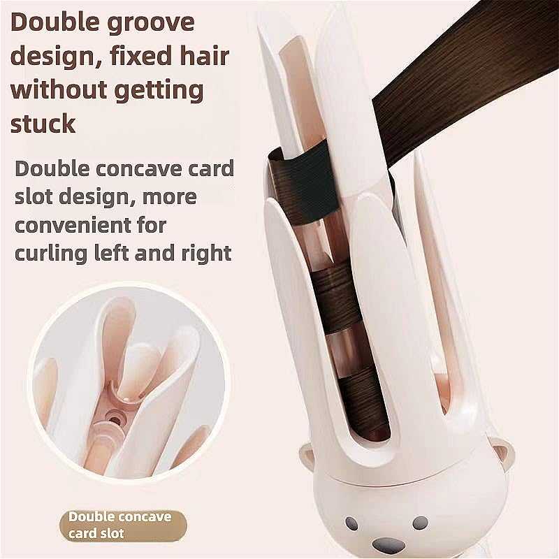 Fully Automatic Curling Stick Lazy Curling Tool,28 mm Comfort Curler, Electric Rotating Curling Iron, for Medium-Length Hair