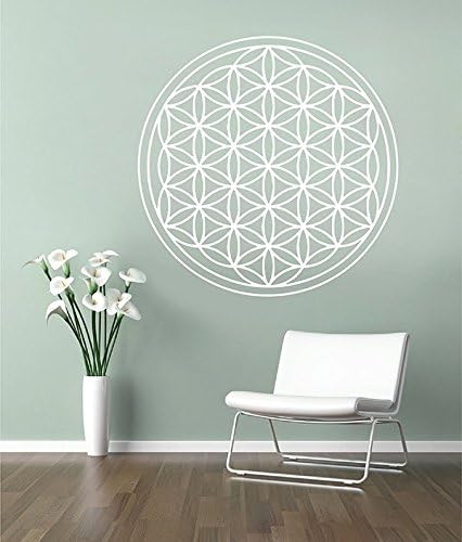 Flor de la vida calcomanía de pared ik2913