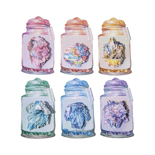 Alideco 120枚 フレークシール コラージュ 素材 ペーパー 素材紙 レースユートピアステッカーレトロ水晶の花 海外韓国 シール帳 ,メモ用紙ノート素材、日記装飾用品 (huaijngwuyu)