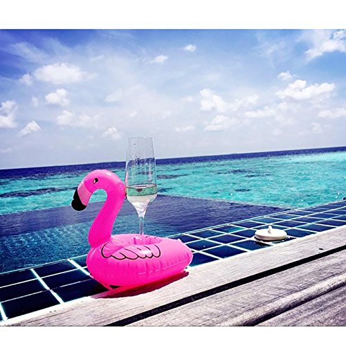 NYRWANA Water Pool Fun (6 Pink Flamingo Drink Holder) (Free Air Pump) (B07B9KDK6Y) Amazon Price History, Amazon Price Tracker