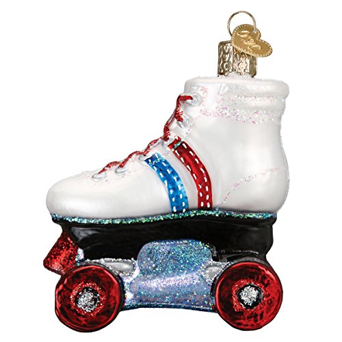 Old World Christmas Roller Skate Glass Blown Ornament for Christmas Tree,...