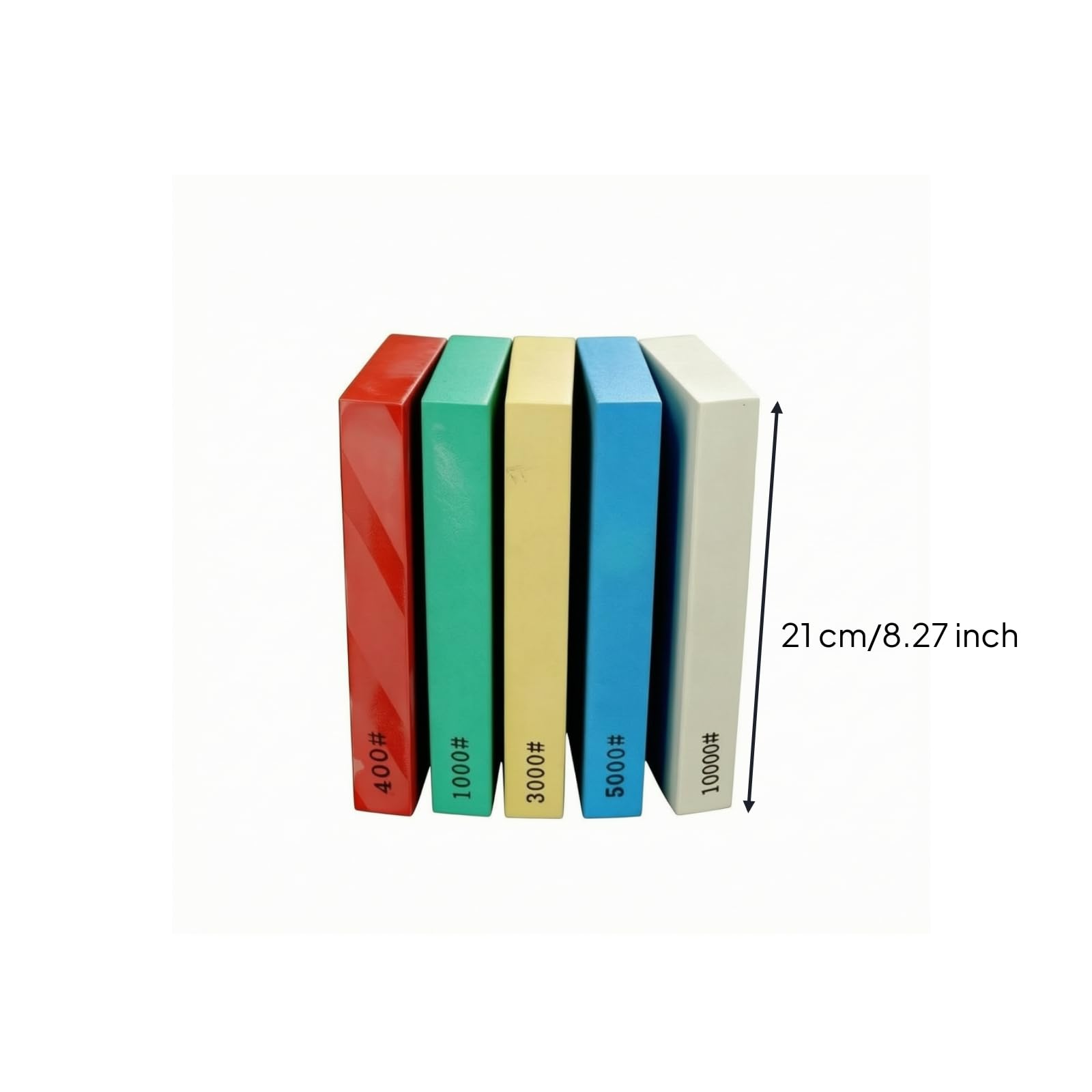 5 Pezzi Kit di Affilatura con Regolabile Compatto Pietra Abrasiva Abrasiva Pratico per Domestiche
