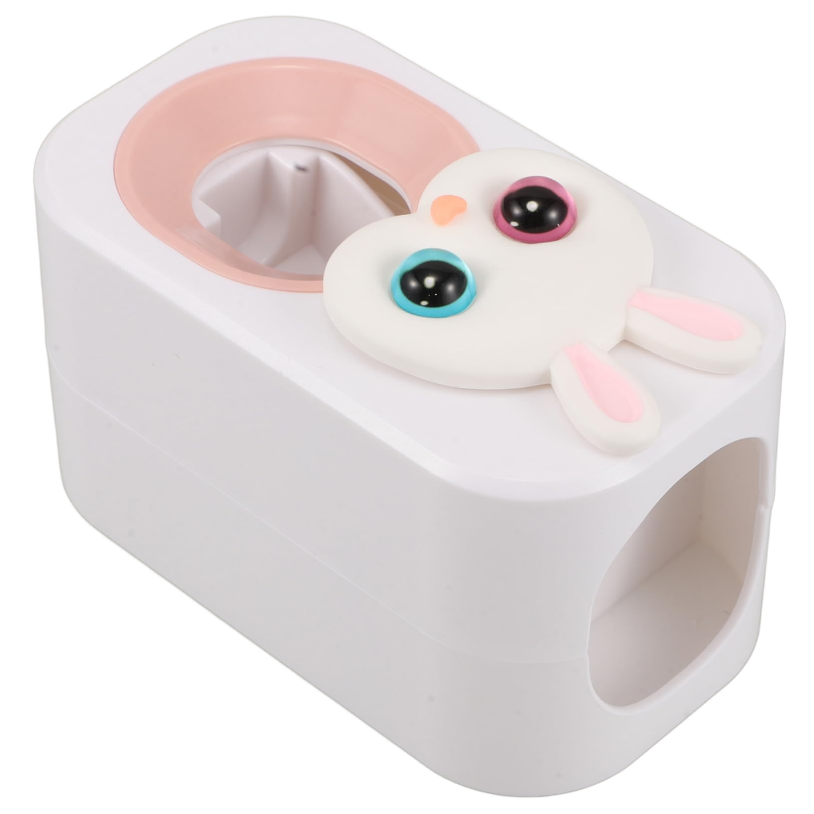 FRCOLOR Bunny Cartoon Toothpaste Dispenser Wall Mounted Toothpaste Squeezer for Bathroom Organization Adorable Toothbrush Holder Durable Squeeze Toothpaste Device