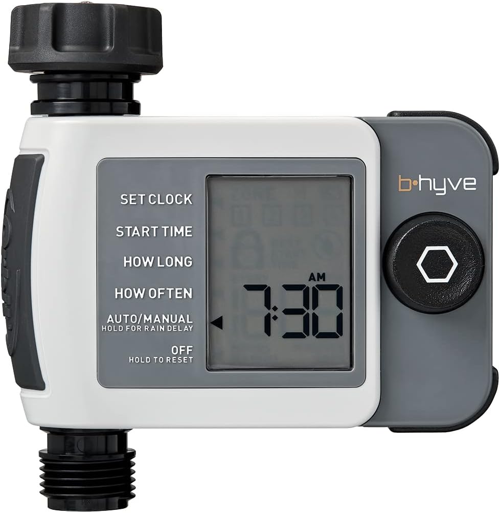 Orbit 24639 B-hyve XD 4-Port Smart Hose Watering Timer with Wi-Fi Hub, Gray : Everything Else