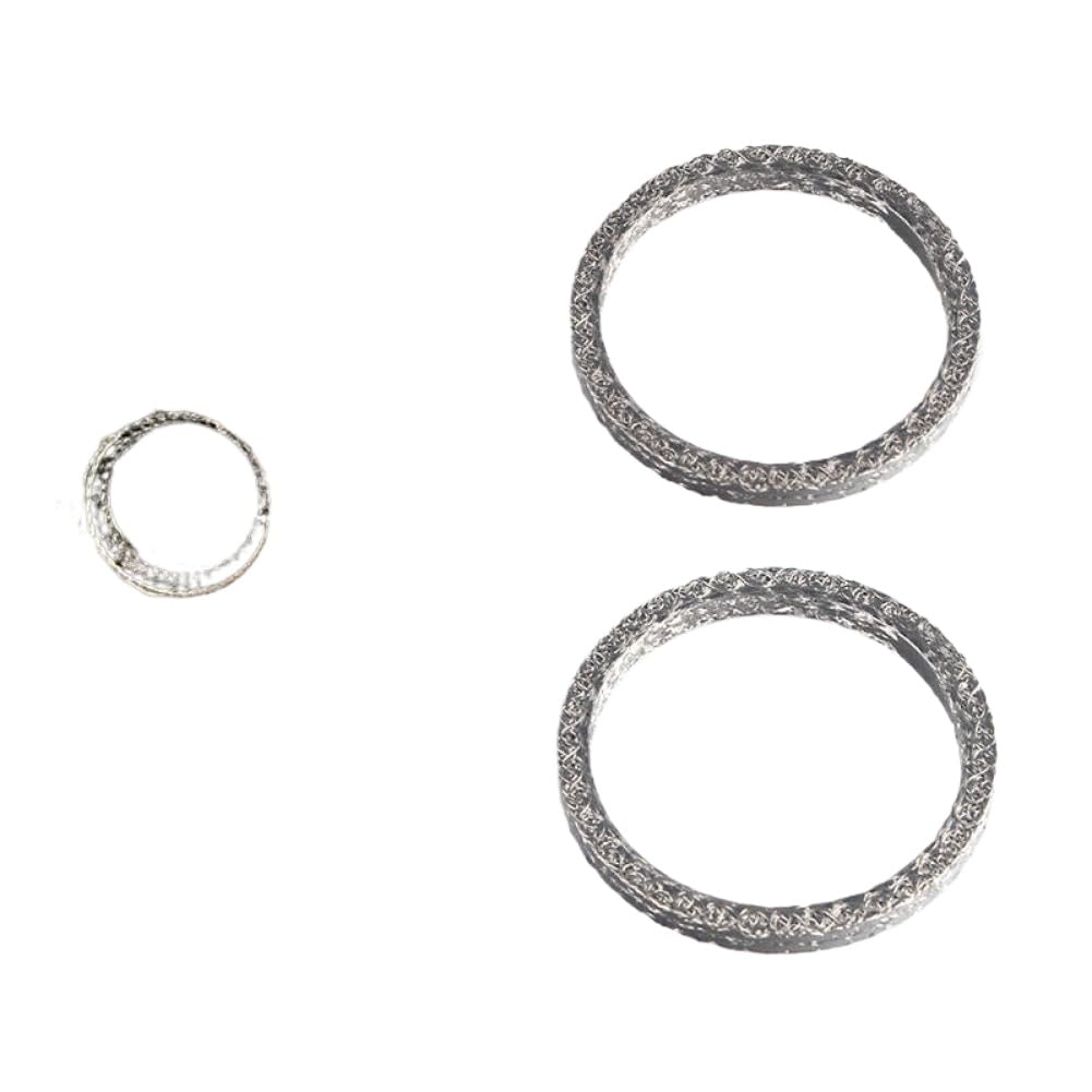 Exhaust Port Gasket 50mm Compatible with Big Twin Sportster Softail Touring Replacement for 17048-98 65324-83B 65324-83A
