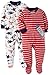 Carter's Baby Boys' 2-Pack Fleece Pajamas, Rocket/Dino, 18 Months
