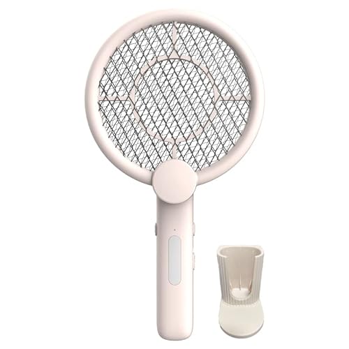 Feloyal Racchetta Zanzare Elettrica, Leggero Antizanzare Pieghevole USB Ricaricabile 3 in 1 Racchetta Zanzare Mosche Elettrica per Casa Giardino Campeggio Interni ed Esterni