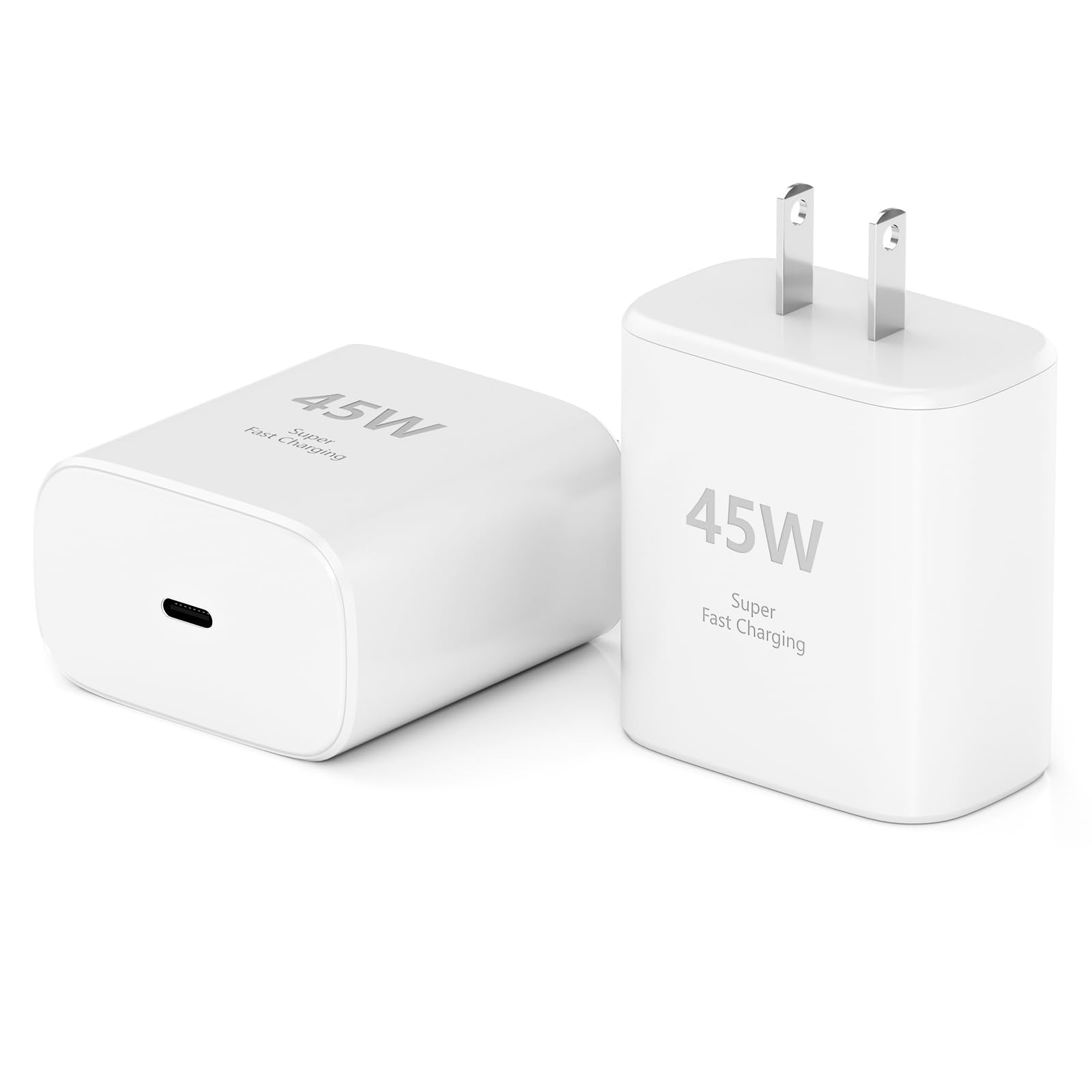 for i - Phone 17 16 Charger Fast Charging - 2 Pack 45W USB C Wall Charger Block Compatible with iPhone 17 Pro Max/17 Pro/17/17 Plus, iPhone 16 Pro Max