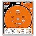 CMT P12072 ITK Plus Finish Saw Blade, 12 x 72 Teeth, 10° ATB+Shear with 1-Inch bore