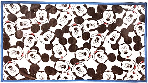 丸眞 ロングブランケット ディズニー ミッキー フェイシーズ ミッキー H80×W150cm かわいい ふわふわ おしゃれ 防寒グッズ 2245028200