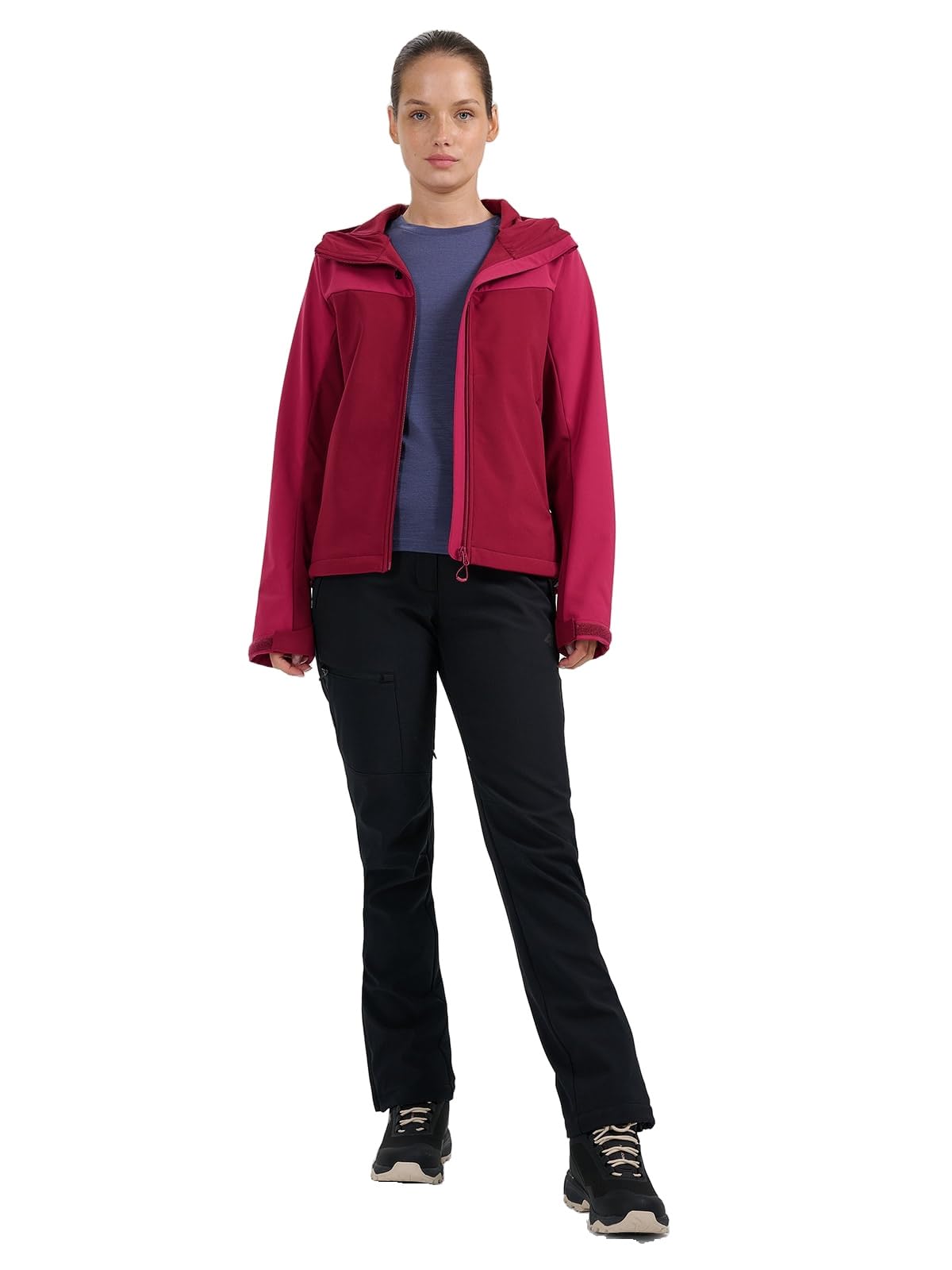 4F Kurtka softshell wiatroodporna membrana 8000 damska