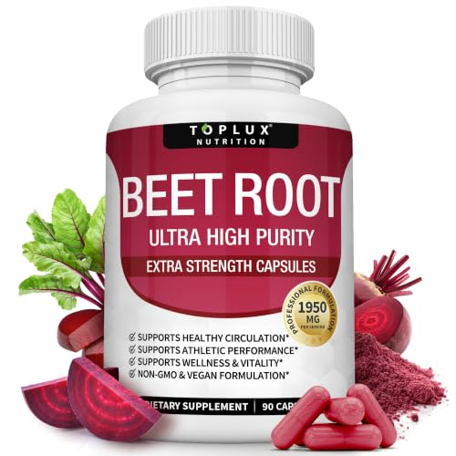 Toplux Organic Beet Root Capsules