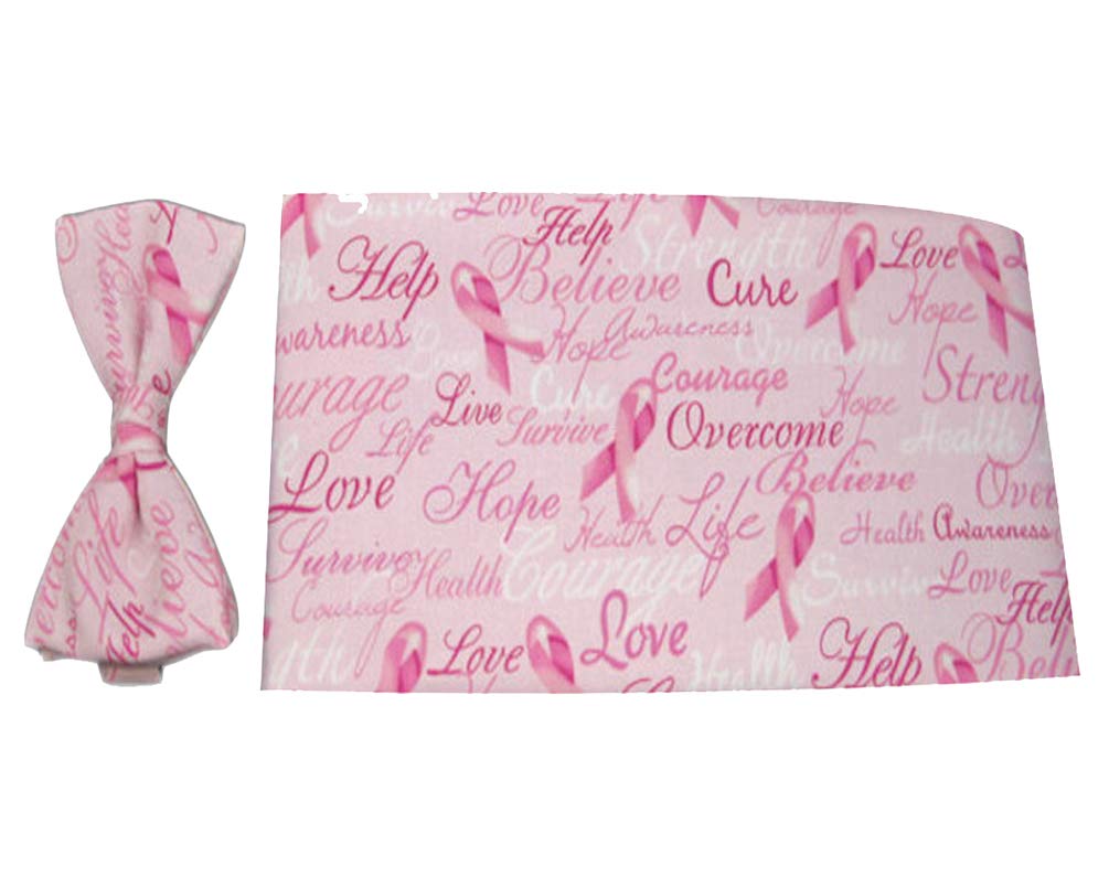 Find A Cure Breast Cancer Bow Tie and Cummerbund Set-image-19