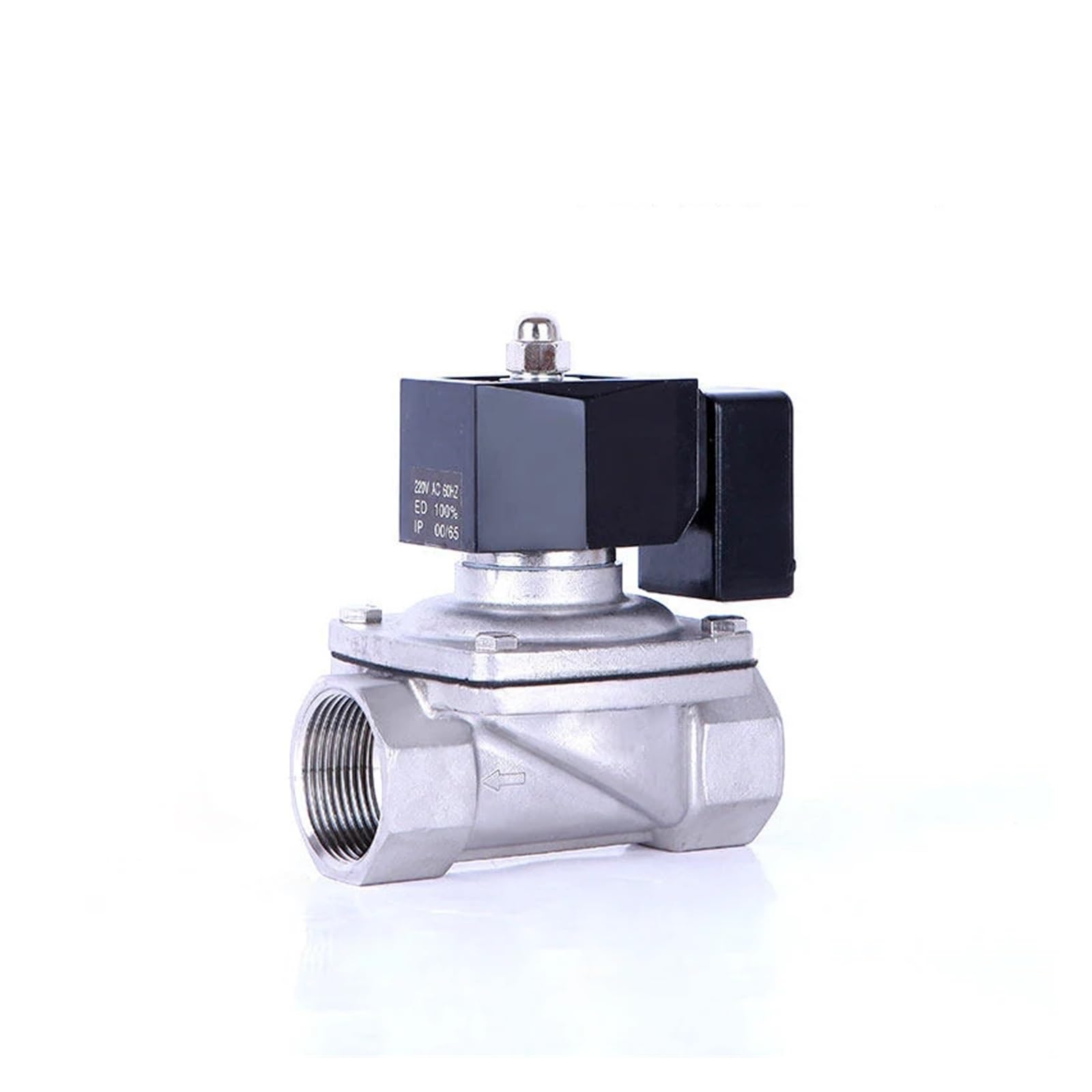 LNHHG DN32 Normally Closed Solenoid Valve Water 304 Stainless Steel Solenoid Valve IP65 Fully Enclosed Coil