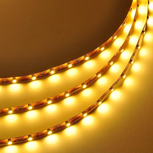 Image of 16.4 Feet (5 Meter) Flexible LED Light Strip with 300xSMD3528 and Adhesive Back, 12 Volt, Warm White 2700K, 2026WW-27K