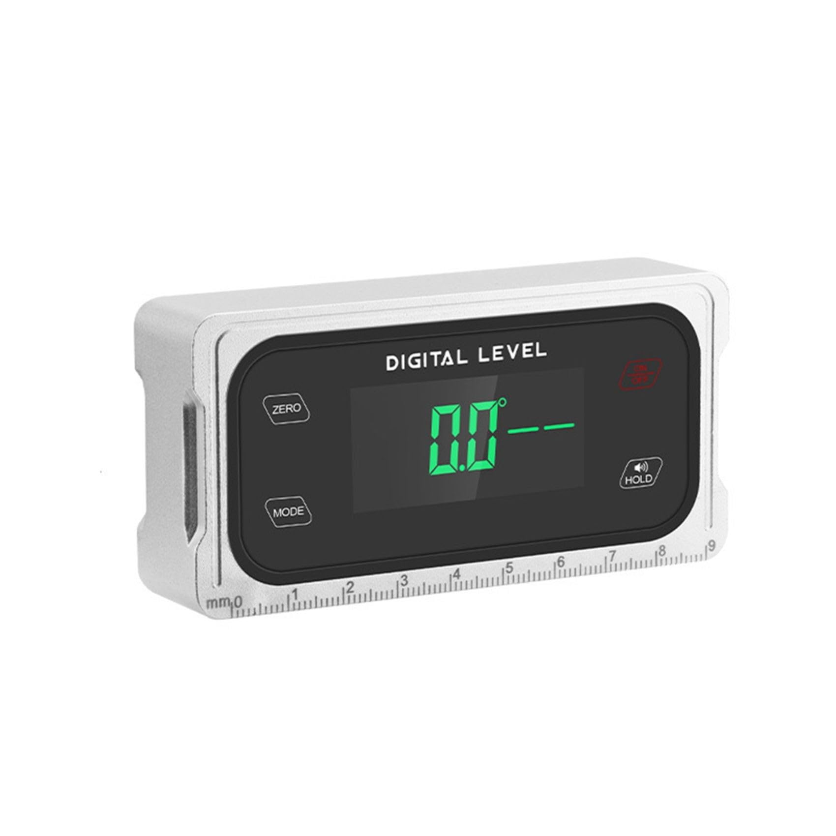 Jnchdghwa Digital Angle Gauge 4X 90° Digital Inclinometer Touchscreen Dual- Measurement System Featuring Magnetic Base and Ruler