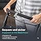 Helavo schmaler Wohnungsrollator - 53 cm breiter Rollator für Wohnung - Indoor-Rollator mit Tablett und Transportkorb